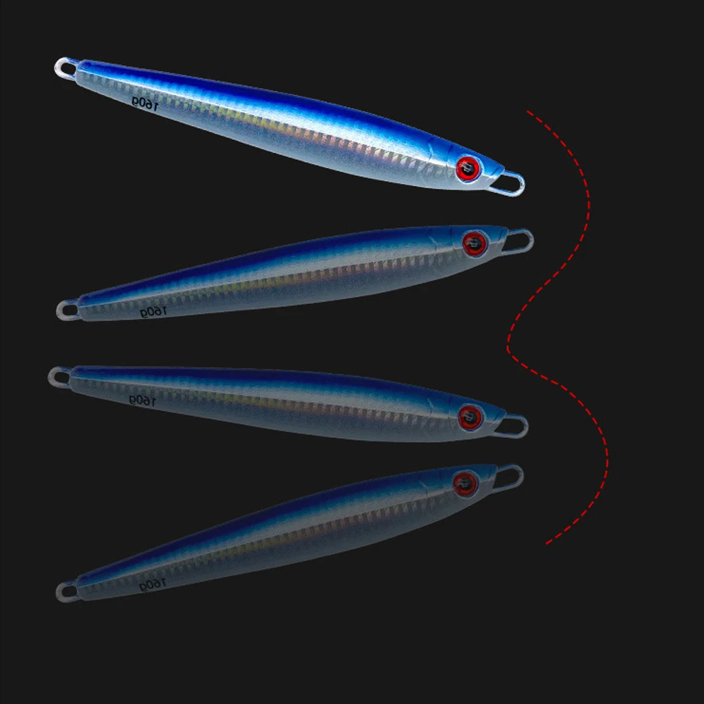 VOLIN-cebo de pesca Jigging Matel, cebo duro de mar con láser Artificial, aparejos de pesca de alta calidad, 160g, 200g, 1 ud., nuevo - imagen 5