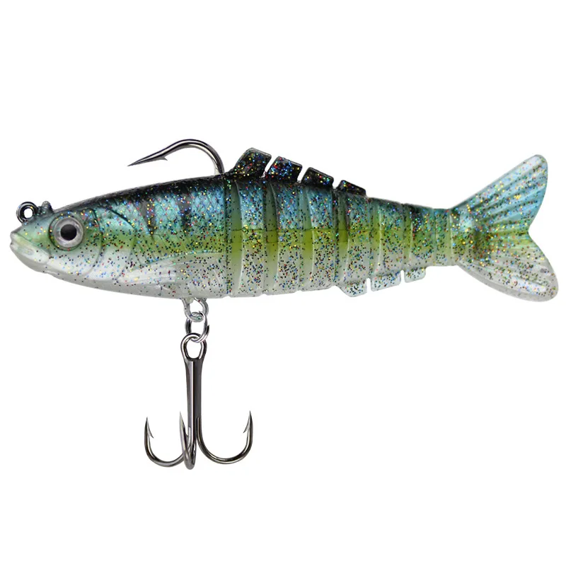 Señuelo de cebo articulado para pesca, cebo suave de 8 segmentos, 9cm/18g, señuelos artificiales, 1 pieza en oferta - imagen 2