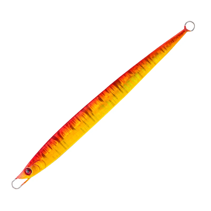 FishGang-señuelo de pesca en el mar, anzuelo luminoso de metal de fundición larga, de velocidad rápida, 80g, 100g, 135g, 5 unidades - imagen 4