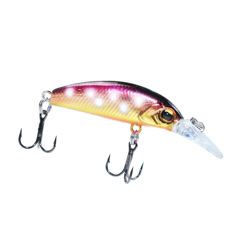 Nuevo señuelo de pesca Mini Minnow 50mm 3,6g cebo duro Artificial con anzuelos de alta calidad Crankbaits - imagen 4