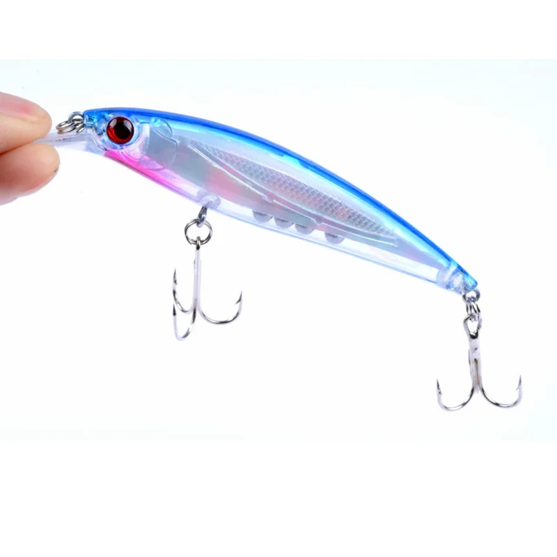 Mini Señuelos de Pesca flotantes Minnow Crankbait, cebo Artificial duro Swimbait, Wobblers de Lucio, 11cm, 13,4g, 1 unidad
