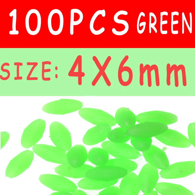 100pcs green 4x6mm