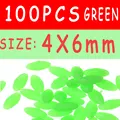 100pcs green 4x6mm