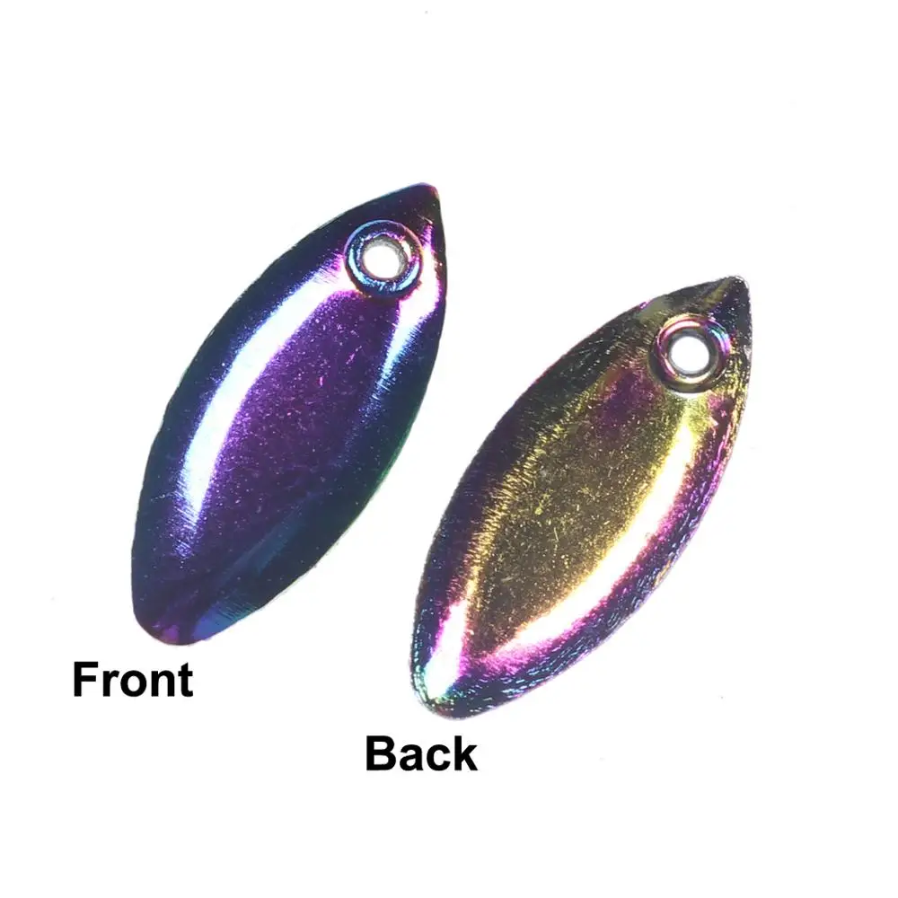 Wifreo, 10 Uds., cuchara para pesca con mosca, señuelos, cebos giratorios, hoja para trucha, Panfish, pesca con mosca, accesorios de señuelo para pesca DIY - imagen 3