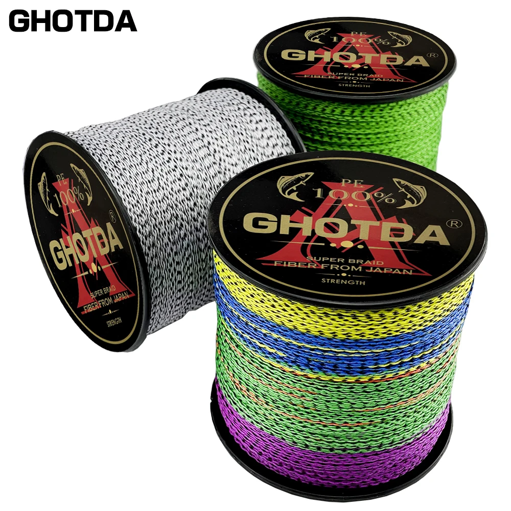 Ghotda-sedal de pesca de alta densidad, 300m, 4 cables, 0,11-0,5mm, alambre trenzado fundido multifilamento, accesorios para caña de mar - imagen 2