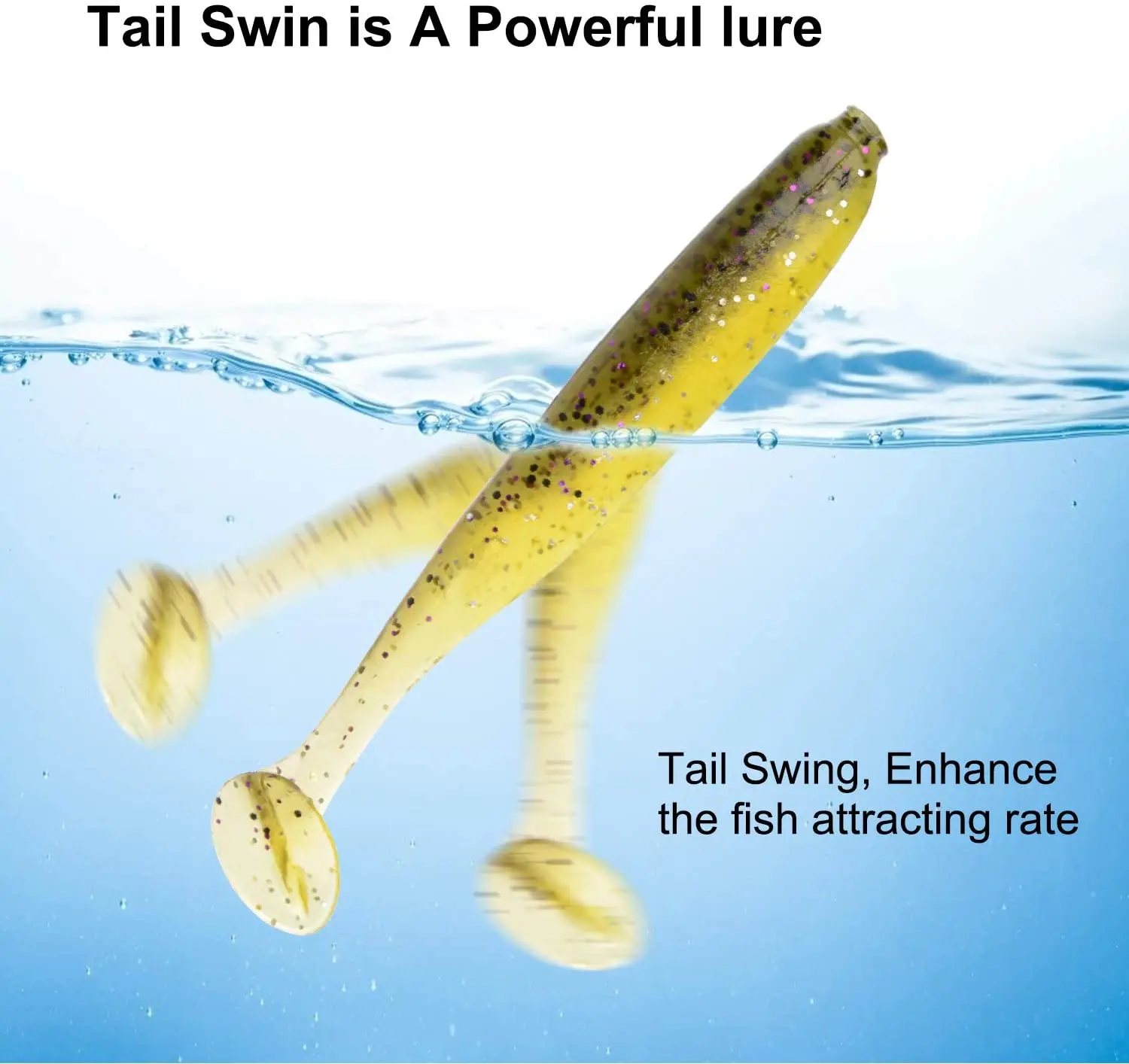 Señuelos blandos de silicona, cebo delineador fácil de 70MM 55MM, artículos para pesca en el mar, Swimbait, Wobblers, aparejos artificiales, 10 unidades por lote - imagen 5