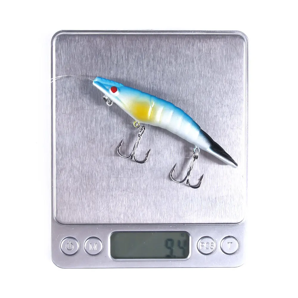 Señuelos de pesca de camarón biónico, cebo duro de 85mm/9g, Wobblers artificiales de hundimiento para Lucio, Carpa, Trucha, aparejos de pesca, 1 ud. - imagen 5