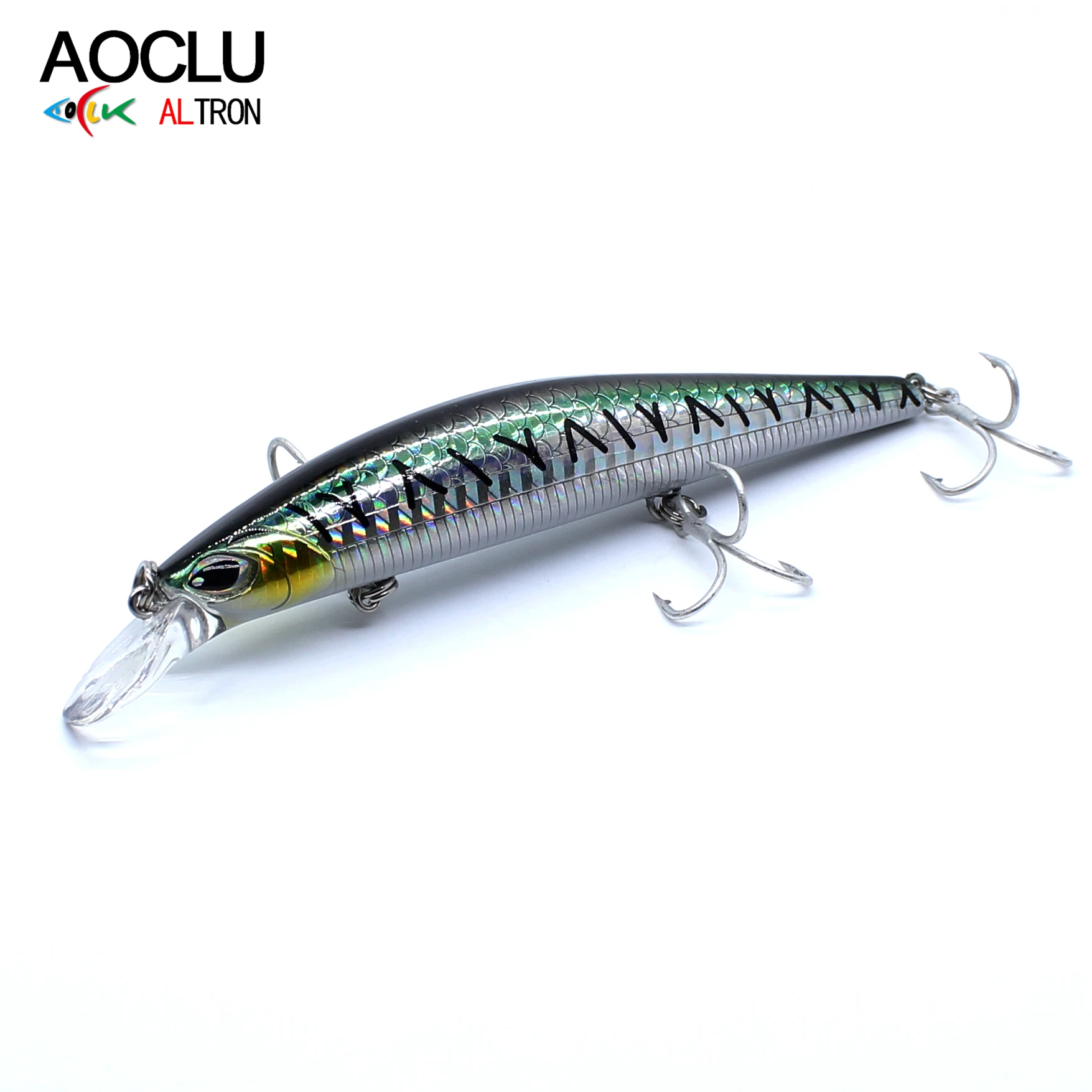 AOCLU-Minnow Jerkbait Wobbler, señuelo de cebo duro profundo, transferencia de peso magnético, fundición de larga distancia fácil, 120 mm, buceo de 20 g, 1,8 m - imagen 3