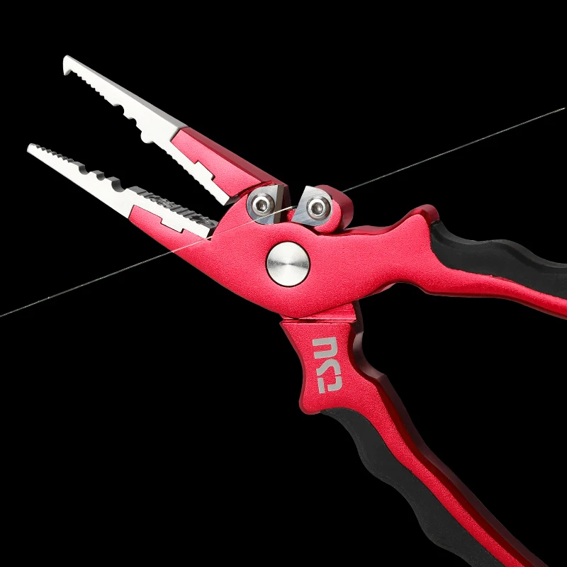 TSURINOYA-Alicates de pesca de aluminio, AP-170, cortadores de trenza de carburo de tungsteno, removedor de anzuelos, equipo de pesca resistente al agua salada - imagen 3