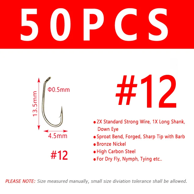 50PCS Size 12