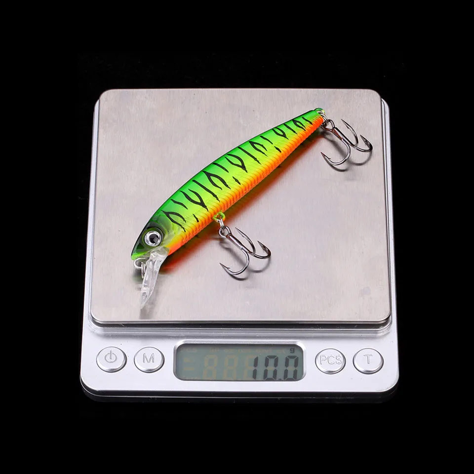 WALK FISH-señuelo de Pesca Wobbler, 100mm, 10g, cebo Jerkbait, Minnow, cebo único para lubina y labios, aparejos de Pesca, 1 Uds. - imagen 5