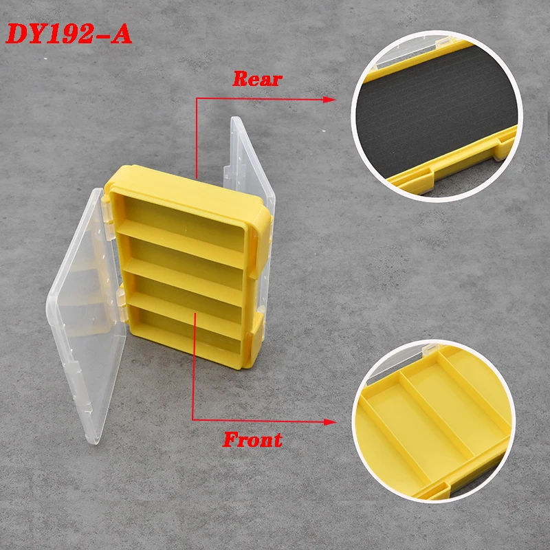 Caja de aparejos de pesca de doble cara, accesorios de pesca, caja de almacenamiento de herramientas, carpa de doble capa para artículos de pesca, cajas de señuelos de anzuelos, nuevo - imagen 4