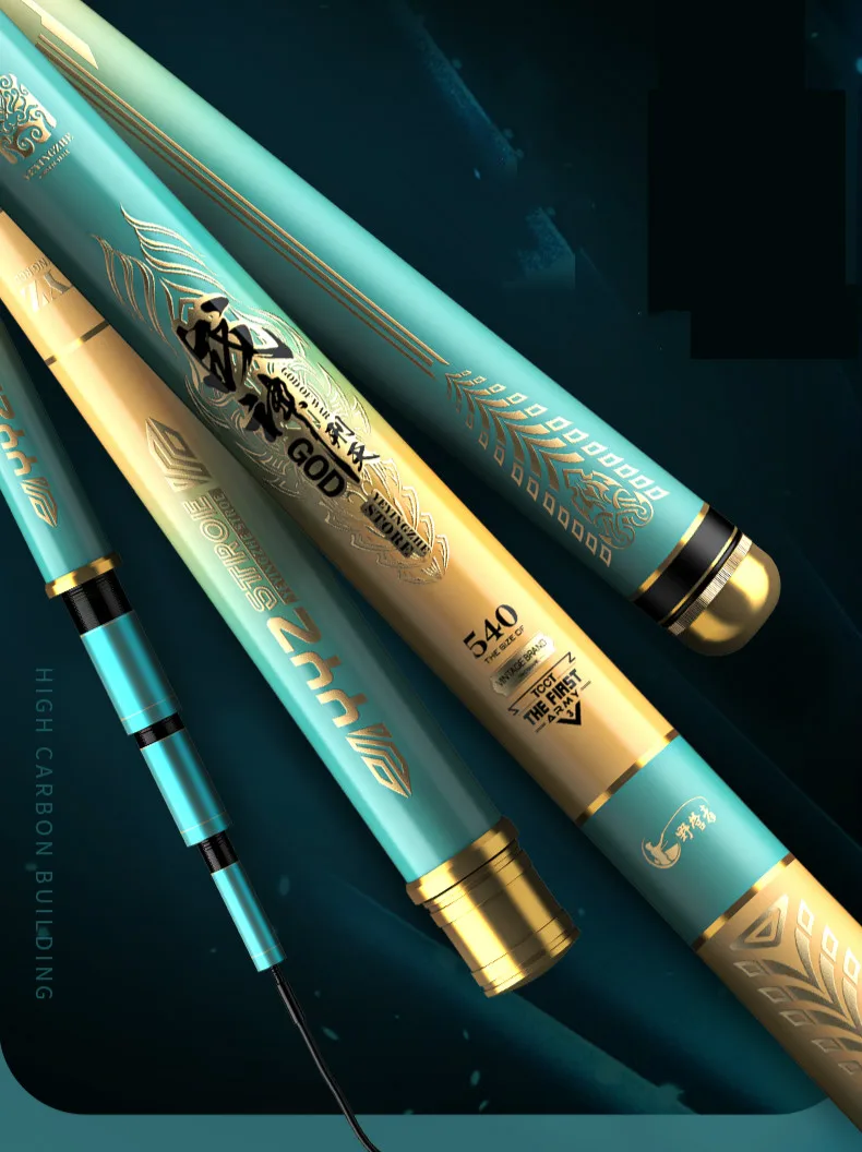 Experimente la mejor caña de pescar con diseño elegante y características de alto rendimiento