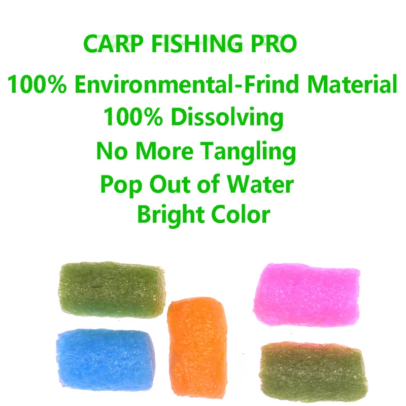 JIGEECARP Pepitas PVA para pesca de carpa, espuma emergente - imagen 4