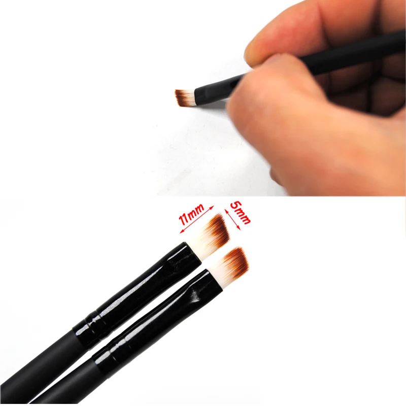 Bimoo-Mini cepillo para atar moscas, pegamento epoxi, barra de adición, señuelo de construcción, herramientas pequeñas, 5mm x 11mm, 10 Uds. - imagen 3