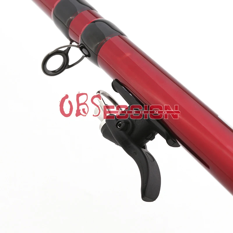 Abrazadera de pistola de lanzamiento de pesca marina, botón de pulgar, herramienta de fundición de surf, Clip de gatillo, protector de dedo de pez - imagen 5