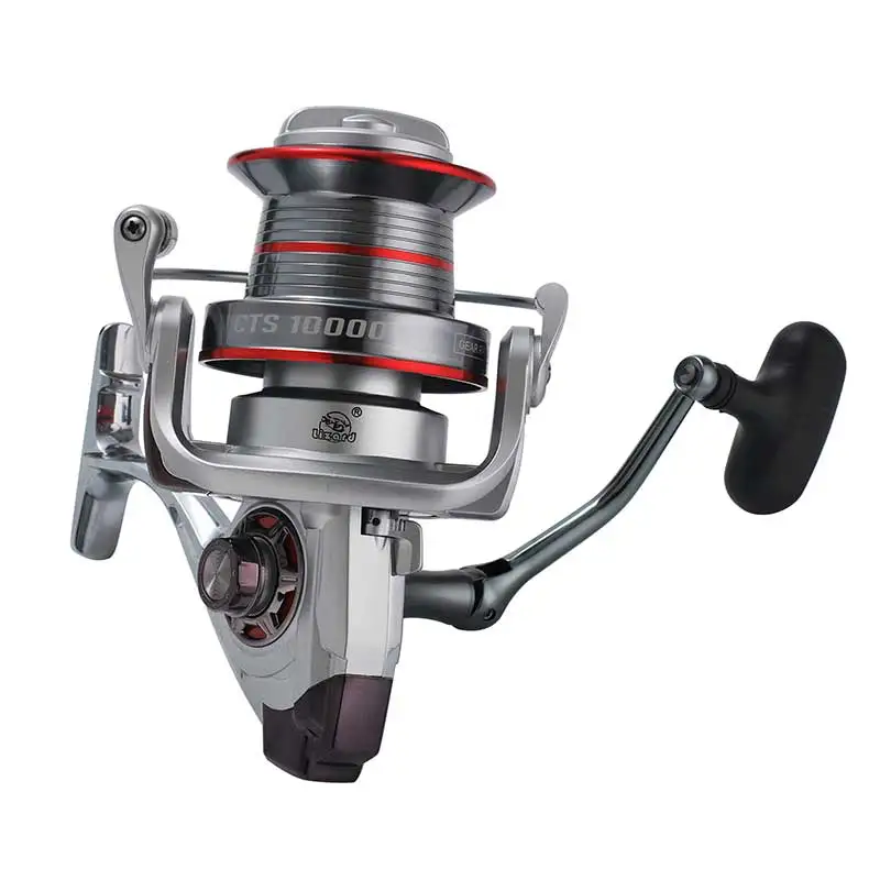 LIzard9000/10000/12000 tamaño cuerpo de Metal giratorio gran mar Surf carrete de pesca Jigging Trolling tiro largo fundición para carpa agua salada - imagen 5