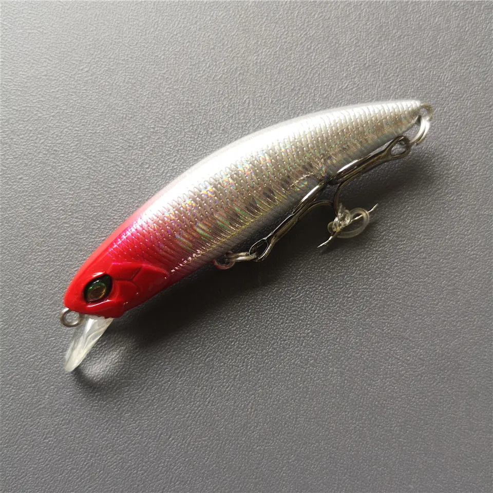 Señuelo de pesca Mini Minnow que se hunde, 60S, 6,5g, 60mm, cebo de manivela, modelo Wobbler, Bits duros - imagen 4