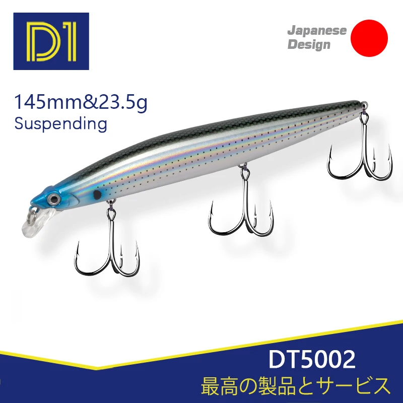 Minnow D1 – Wobbler flotante para lubina y atún