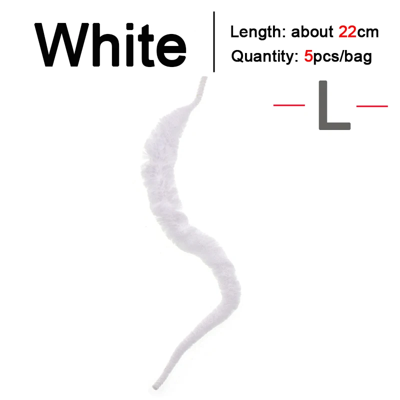 L 5PCS  White