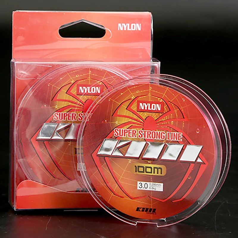 CEMREO-sedal de nailon de 100m, hilo de pesca de baja memoria, de alta resistencia, superfuerte, accesorios de pesca de carpa - imagen 4