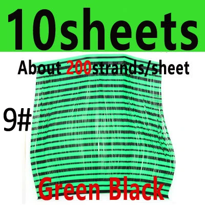 Green Black 10sheet