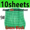 Green Black 10sheet