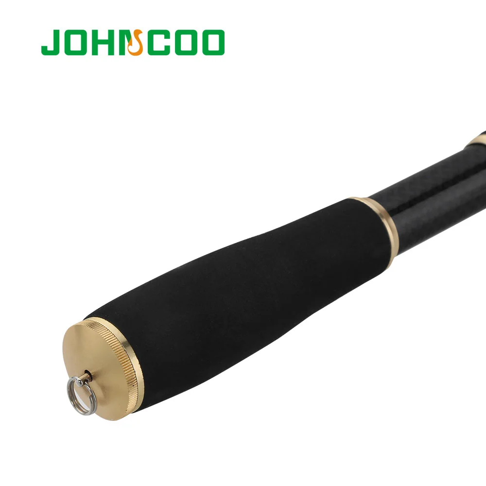 Caña de pescar telescópica de agua salada superfuerte, 1,8, 2,1, 2,4, 2,7, giratoria, de fibra, de viaje - imagen 5