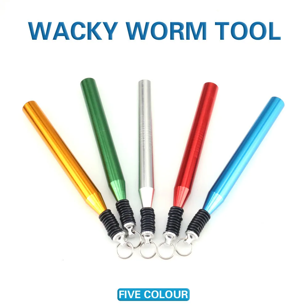 Herramienta de anillo redondo senko de 14cm, accesorios de pesca para lubina, aparejos Senko Worm Wacky Neko Rig con 50 Uds. Conjunto de aparejos de pesca con anillo redondo - imagen 2