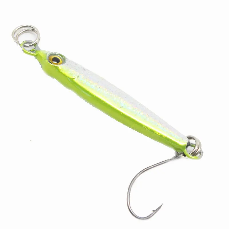Jigging-señuelo de pesca pequeño, cebo Artificial de 3g/2,8 cm con recubrimiento láser, 1 unidad - imagen 5