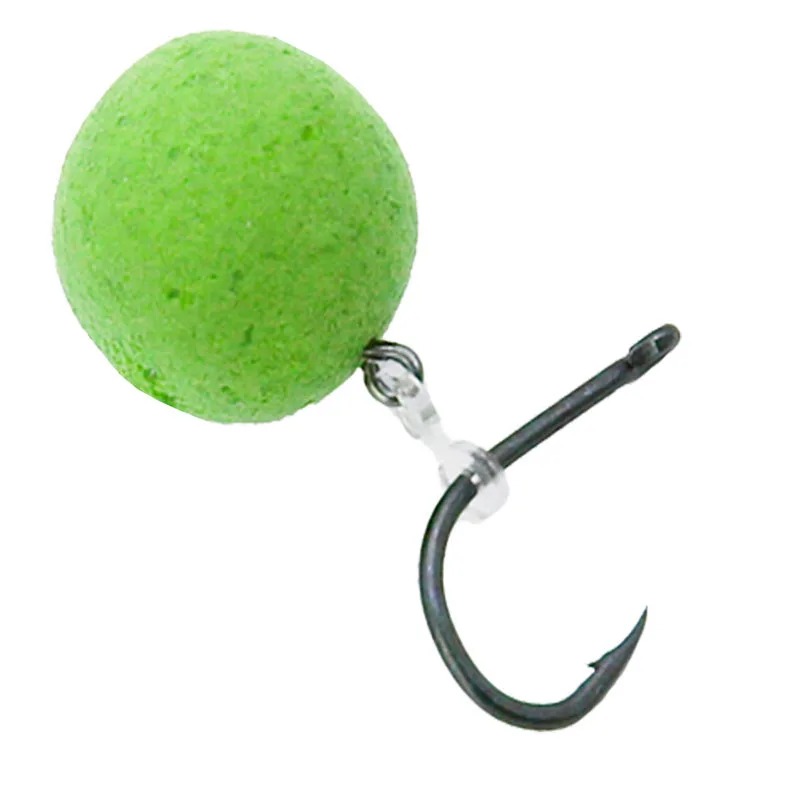 12 Uds. De accesorios de pesca de carpa con punta de cebo de Metal, Pin de Boilies con goma transparente, aparejo para el pelo de ronnie de maíz, aparejos alimentadores de carpa - imagen 3