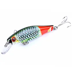 Señuelos de Pesca de carpa Minnow, cebo duro de mar, Wobblers artificiales para Lucio Crankbait, aparejos de Pesca de lubina a rayas, Swimbait, 1 piezas