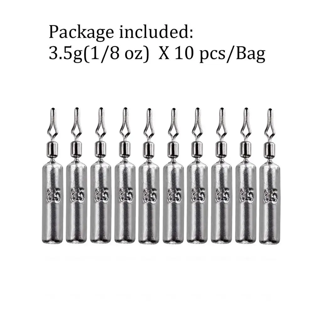 10pcs 3.5g sinkers