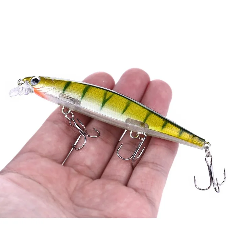 110mm 13g Swimbaits Bass pez grande señuelo de pesca hundimiento flotante Wobblers cebo duro Crankbait Minnow señuelo para aparejos de pesca de Lucio - imagen 3