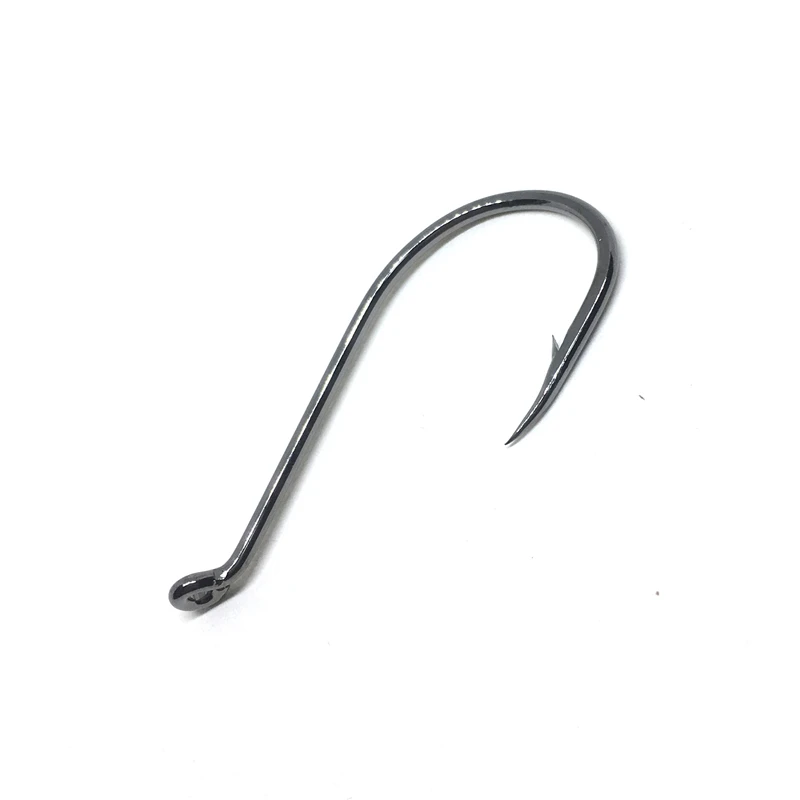 Venta al por mayor de anzuelos de acero con alto contenido de carbono, soporte de cebo con púas, anzuelo de pulpo, vástago largo forjado compensado, Jighead de agua salada, Pesca Peche - imagen 3