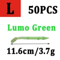 50pcs lumo green L