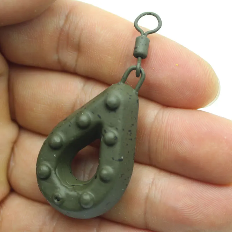 Peso de plomo para carpa, 1 unidad de pesca de carpa, gran pinza giratoria, todos los tamaños - imagen 5