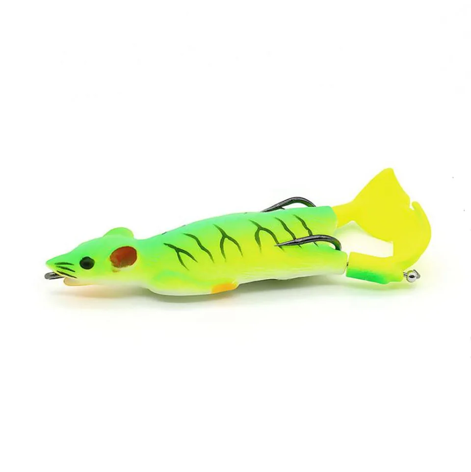 WALK FISH-Pez de alta gama, gran superficie de agua flotante, 10 colores, peche Bionic mouse, 9CM/12g, isca, cebo Artificial - imagen 2