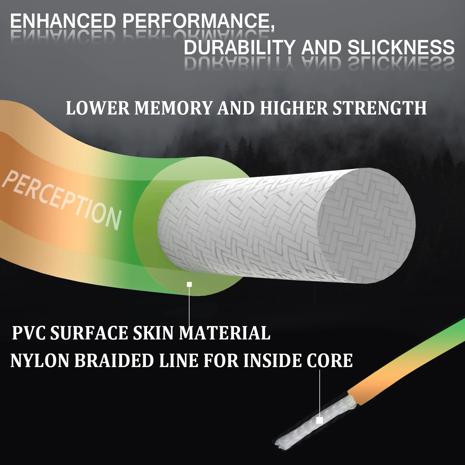 Línea de pesca con mosca flotante, línea de pesca con mosca de trucha, 90 pies, 2/3/4/5/6/7/8WT - imagen 5