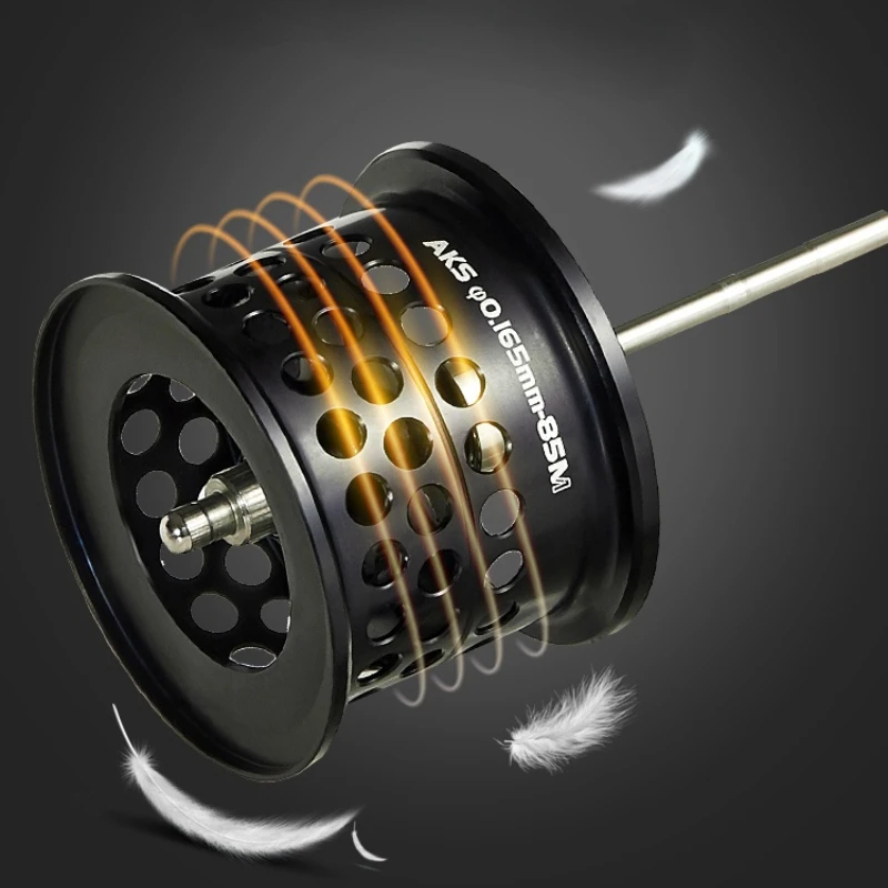 Rueda de pesca de Metal, accesorio para Baitcasting de larga distancia, ligera, microflujo, antipesca, anudado, 6 + 1B - imagen 4