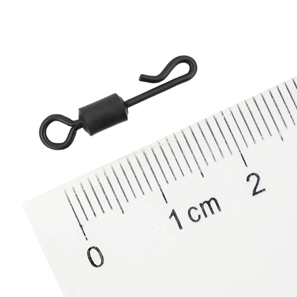 Anzuelos de pesca de carpa, accesorio de acero inoxidable de cambio rápido para aparejo de pesca de carpa, aparejos terminales AE007, 20 unidades - imagen 4