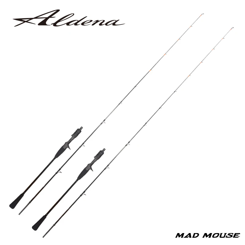 MADMOUSE-caña de Jigging de goma ALDENA, 1,9 m, 1,98 m, 6-7kg, potencia de arrastre, PE0.6-1.5 #, ligera, para barco de agua salada, nueva - imagen 5