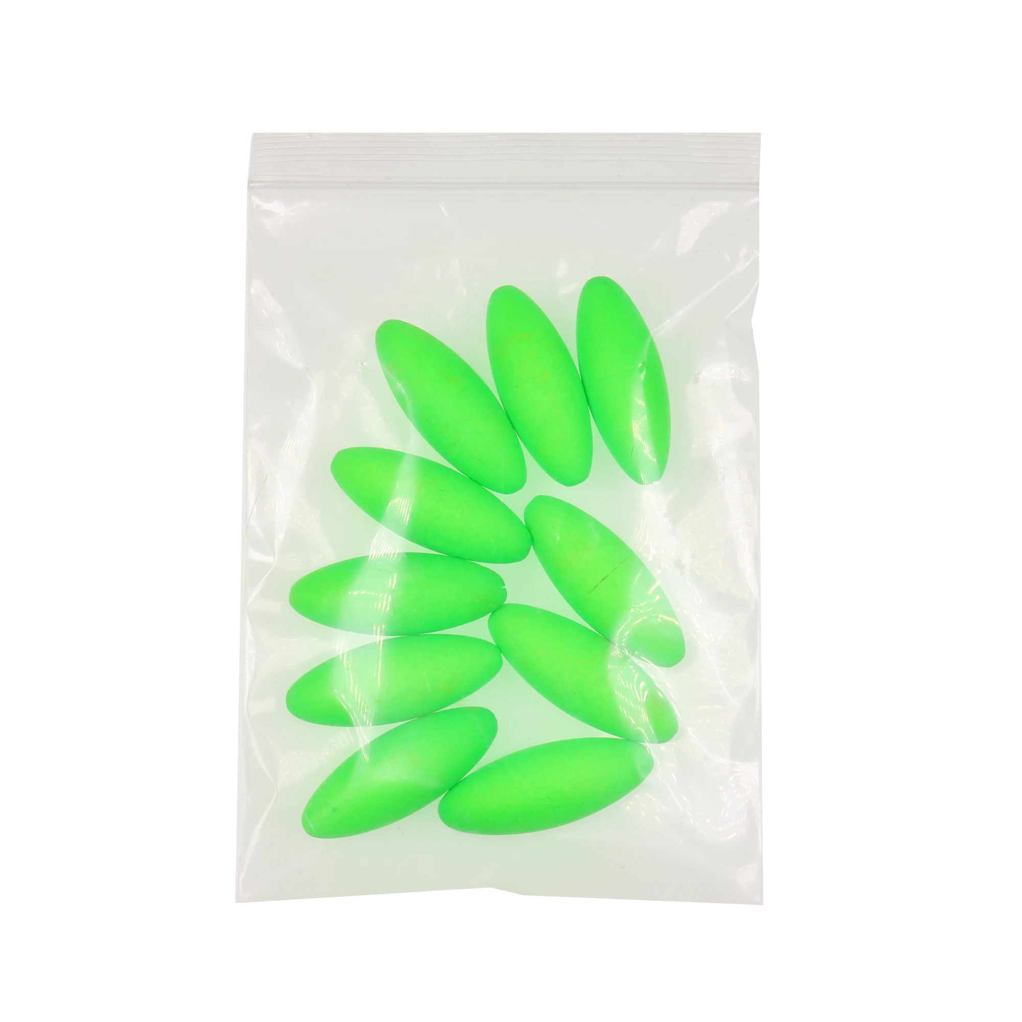 Bimoo 10 unids/lote flotador de aparejo de pesca de bagre para pompano Whitings Corvina Snappers accesorios de aparejos rojo verde amarillo naranja - imagen 5