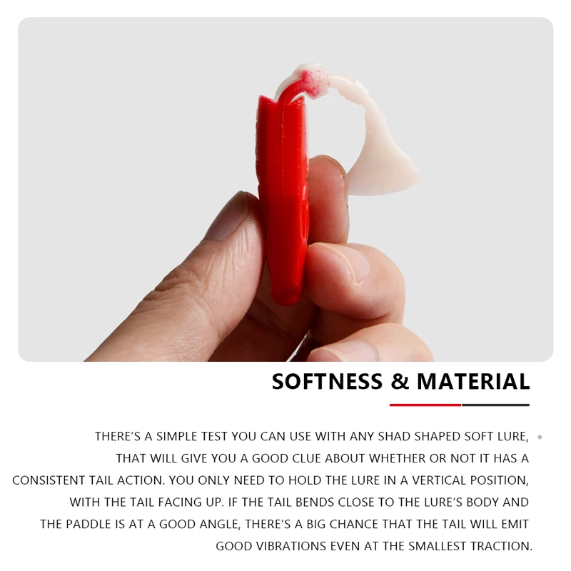 MEREDITH 8,5 cm 6,8 g 8 piezas Juego de 3 aparejos Predator cabezales de plantilla de plástico suave Señuelos de Lucio Señuelos blandos de pesca - imagen 5