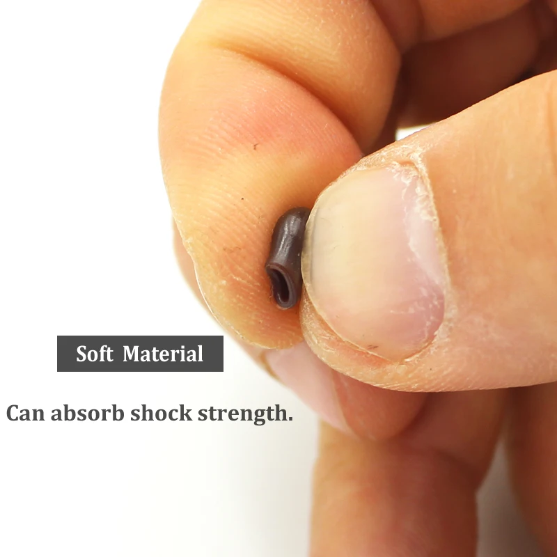 Cuentas de cambio rápido para pesca de carpa, accesorio de camuflaje, longitud de anzuelo, suave, pequeño, al instante, 20 unidades - imagen 4