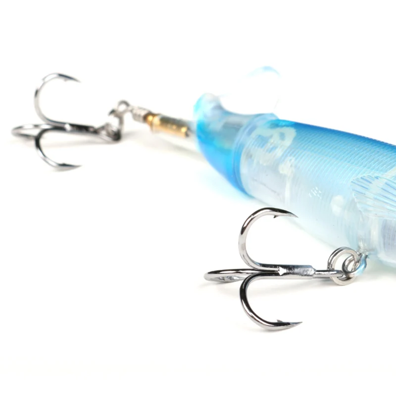 Señuelo de pesca flotante, anzuelo de pececillos VIB, Crankbaits Whopper Popper para pesca, Wobblers, aparejos de cebo de Lucio, 10cm/14cm, 13g, 15g, 35g, 1 unidad - imagen 5