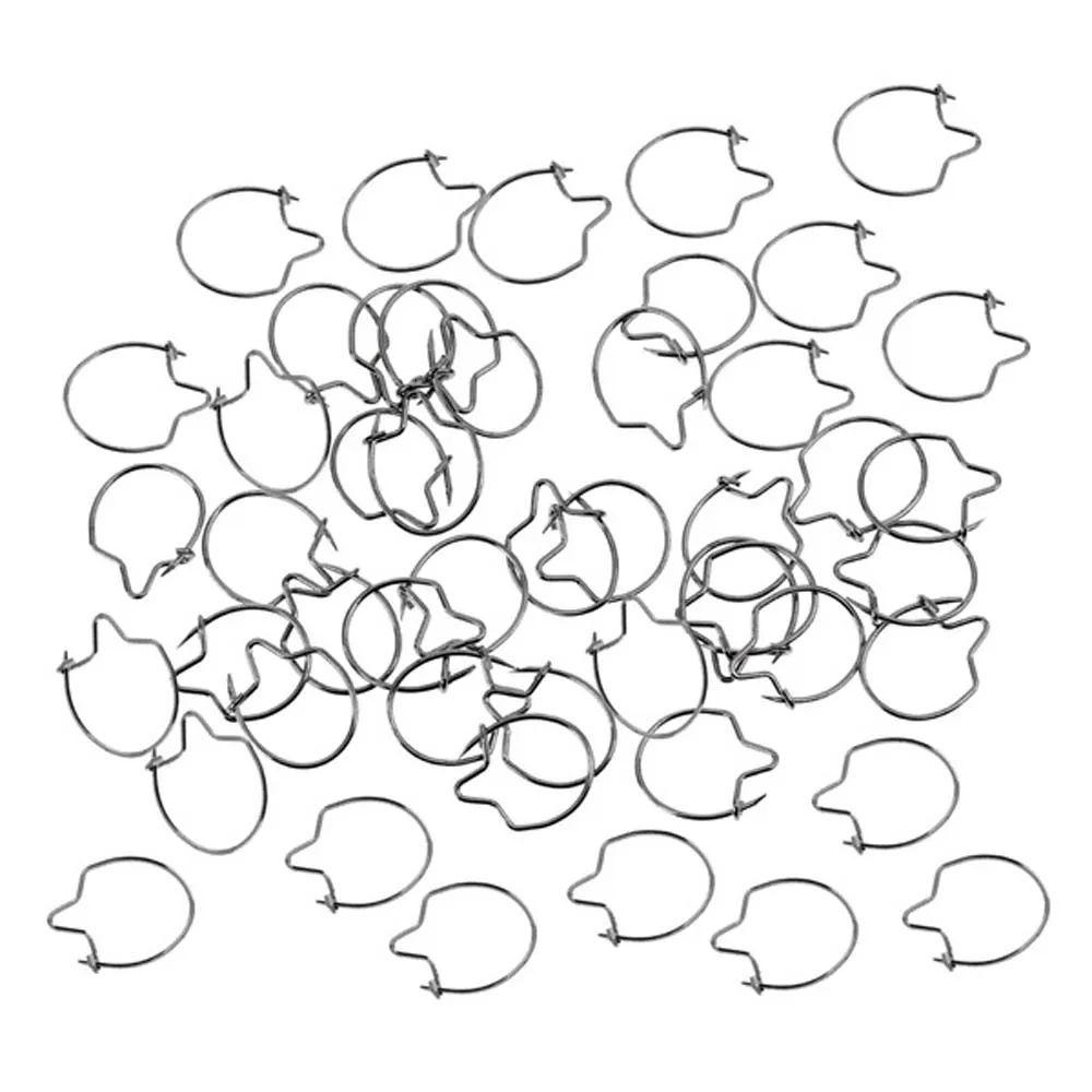 Aparejo de pesca de carpa de acero duradero, aparejos con punta, cebo vivo, Clip de gusano de pesca, anzuelos de anillo, anillo de cebo de pesca, Clips de gusano - imagen 4