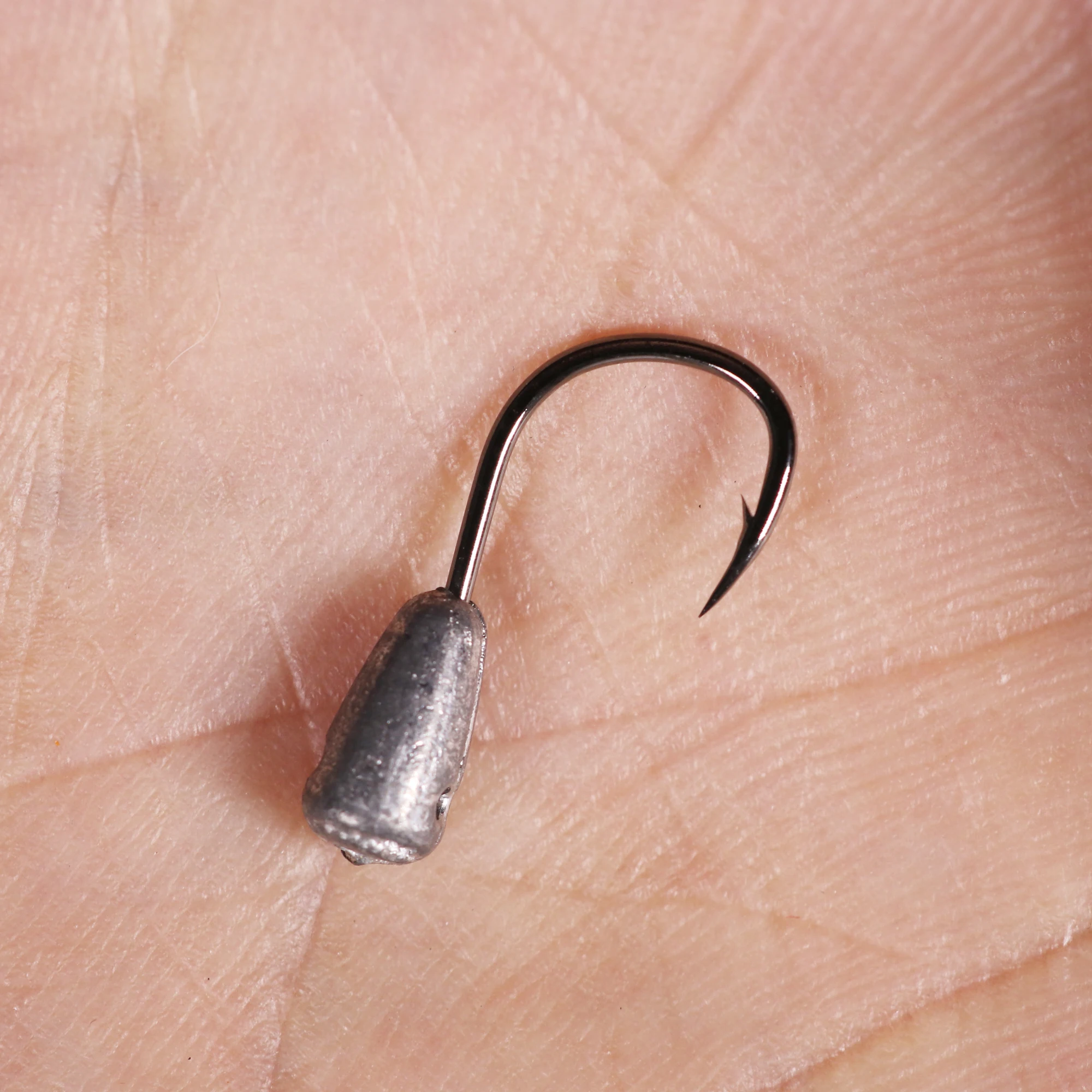 Bimoo 20pcs 1g 0,7g 0,5g 0,3g hielo Jig pesca expuestos de la cabeza de la plantilla peso ganchos de invierno de pesca Jigging señuelo cebo gancho de pesca - imagen 4