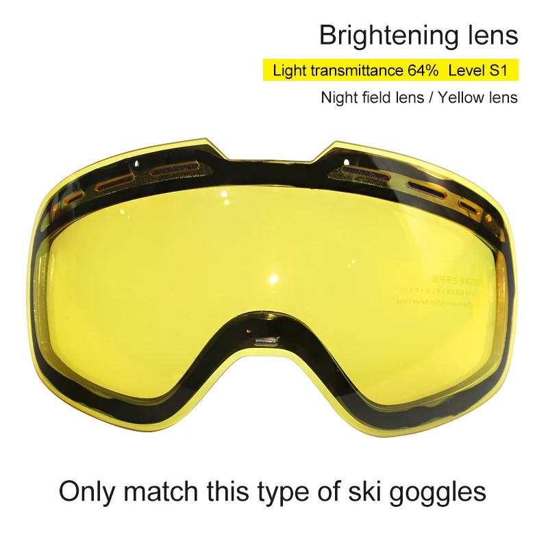 Mosodo-Gafas de esquí magnéticas para hombre y mujer, lentes con imán para moto de nieve, antivaho, esféricas grandes para nieve, lentes iluminadoras de invierno - imagen 5