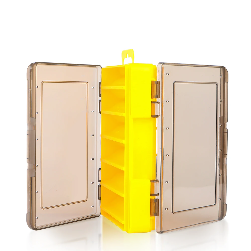 TIANNSII-caja de almacenamiento de anzuelos de pesca de doble cara, organizador multifuncional portátil, accesorios de aparejos de pesca - imagen 5